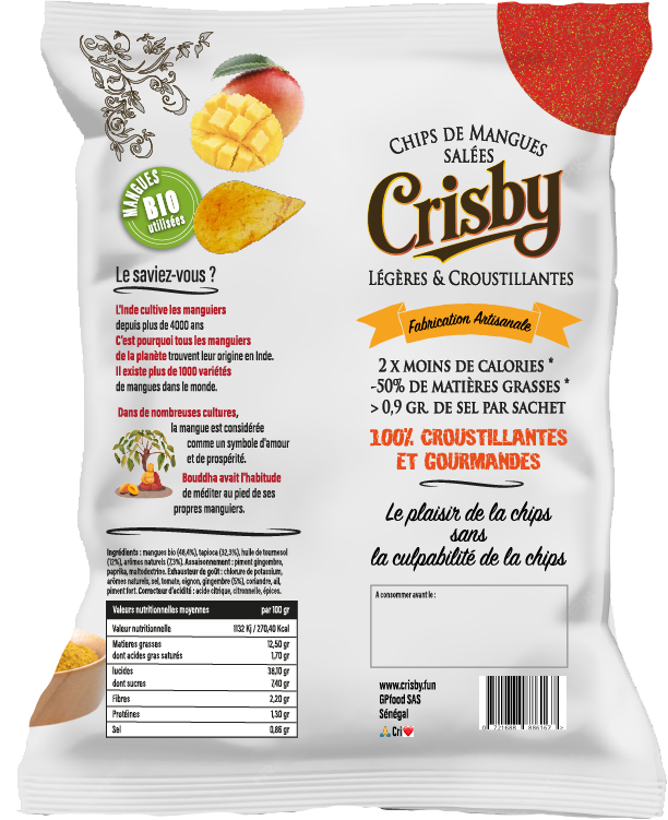 Paquet Douceur de Piment et Gingembre verso